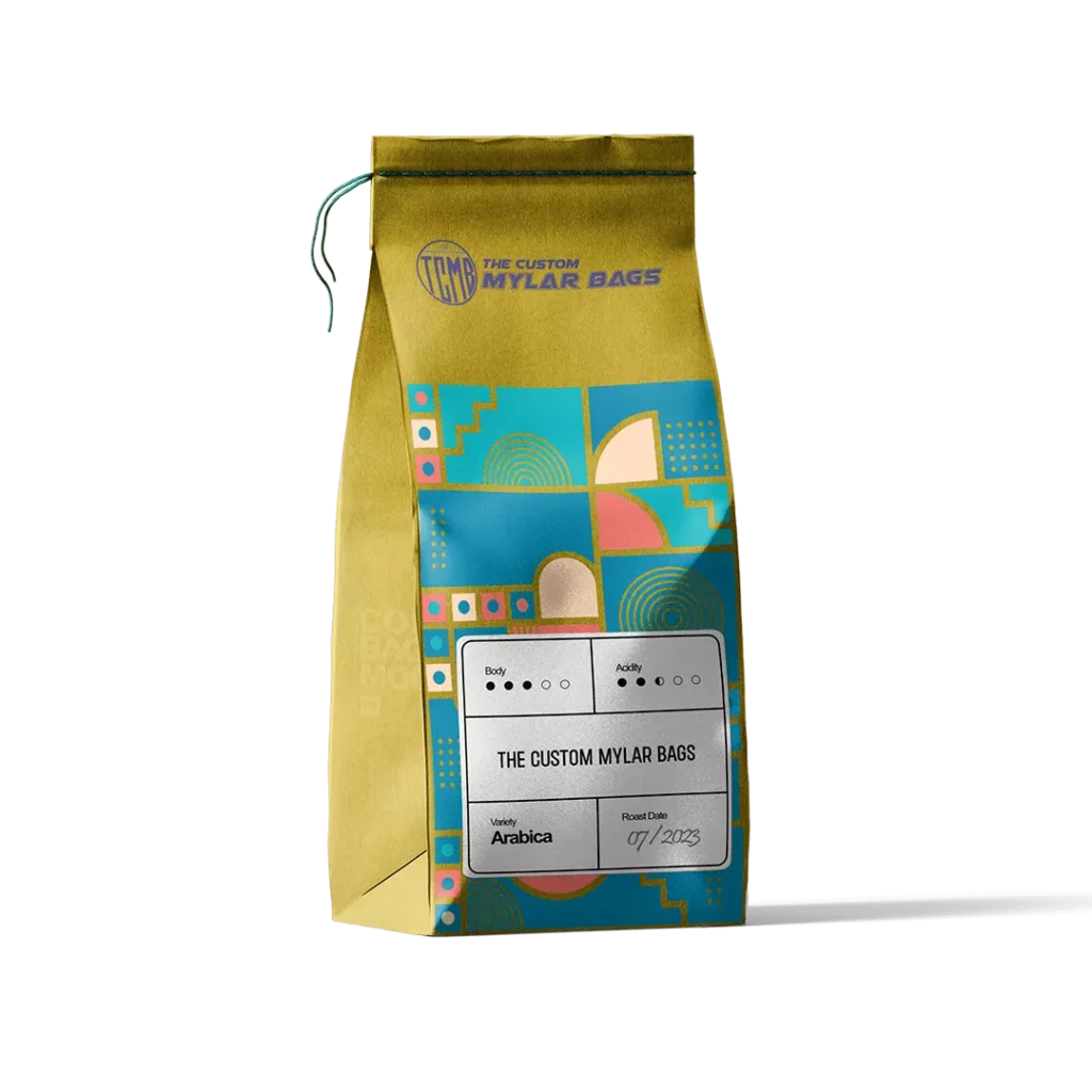 Beautifully printed Custom Mylar Bag for Coffee